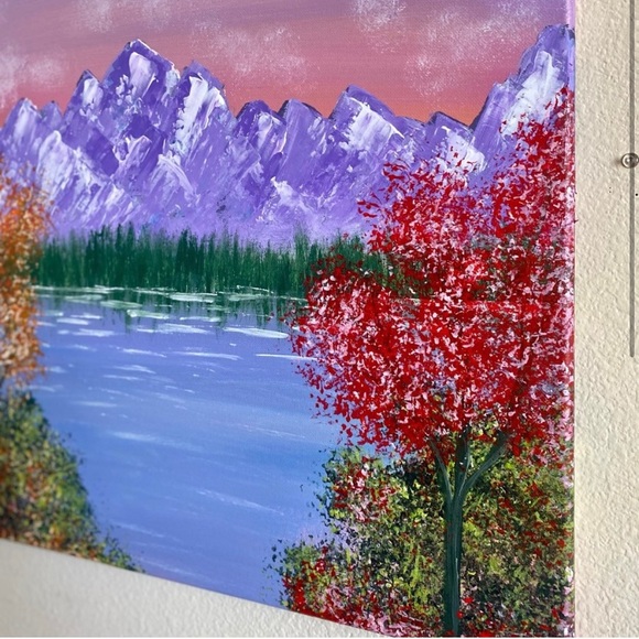 Mountain landscape painting - Picture 2 of 3
